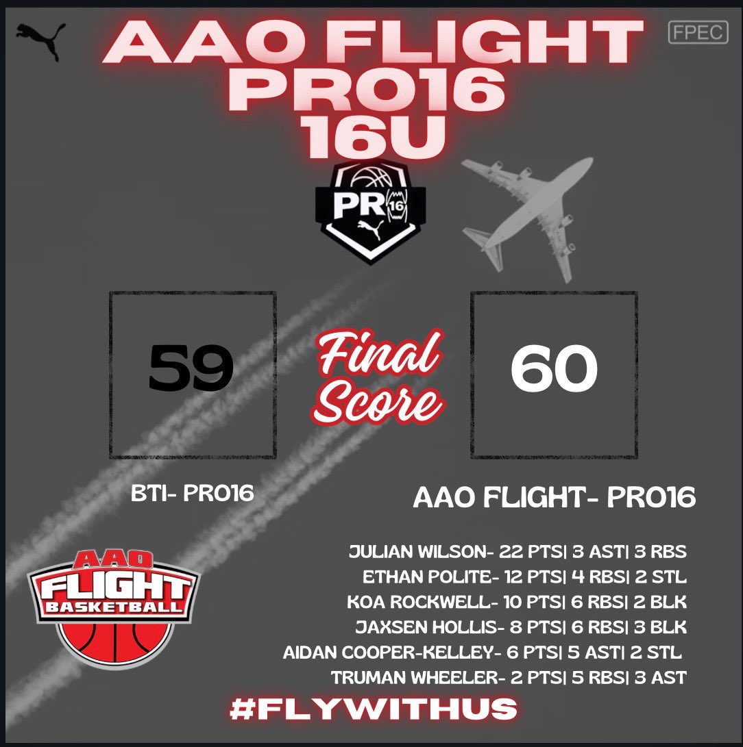 FlightAAO's tweet image. 16U wraps up there season the right way!

#FlyWithUs✈️