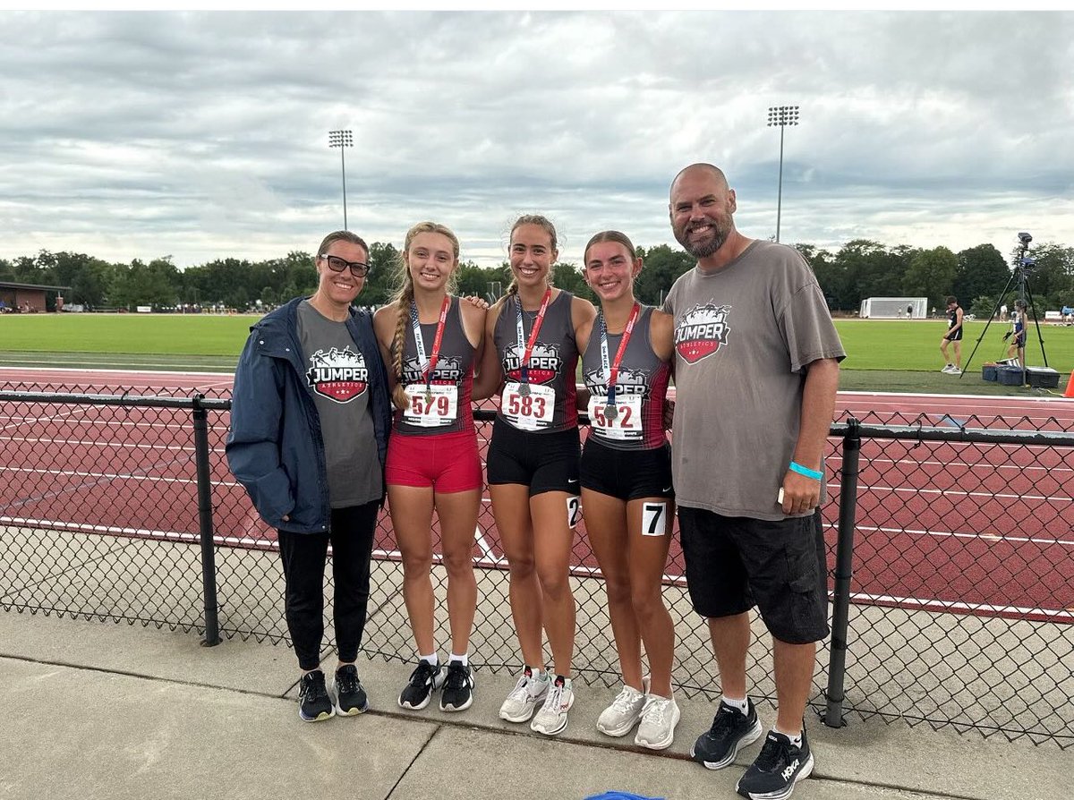 Good Luck to Juniors-to-be Frankie Huether (15-16), Lily O’Brien (15-16), and Lena Bruening (17-18) in the heptathlon at the USATF Jr. Olympic Nationals on Monday &amp; Tuesday in Savannah, GA

results.adkinstrak.com/meets/54731?_g…..