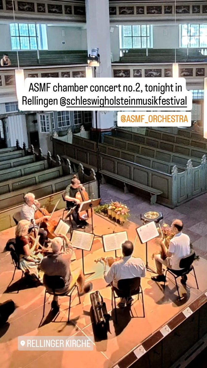 Richard Harwood (@harwoodonline) on Twitter photo ASMF chamber ensemble concert no.2, tonight in Rellingen at the Schleswig Holstein Musik Festival.
Bach, Brahms, Mendelssohn.
<a href="/ASMForchestra/">ASMF Orchestra</a> ASMF chamber ensemble concert no.2, tonight in Rellingen at the Schleswig Holstein Musik Festival.
Bach, Brahms, Mendelssohn.
<a href="/ASMForchestra/">ASMF Orchestra</a>