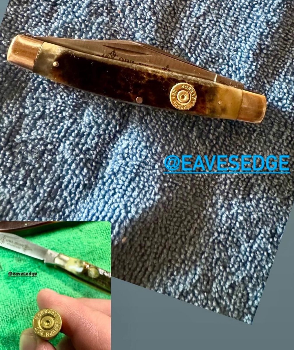 capt71_'s tweet photo. It’s always a good feeling when a fixer upper blade comes together as planned.  #pocketknife #instagram post. https://t.co/tB3tlAkmjV
