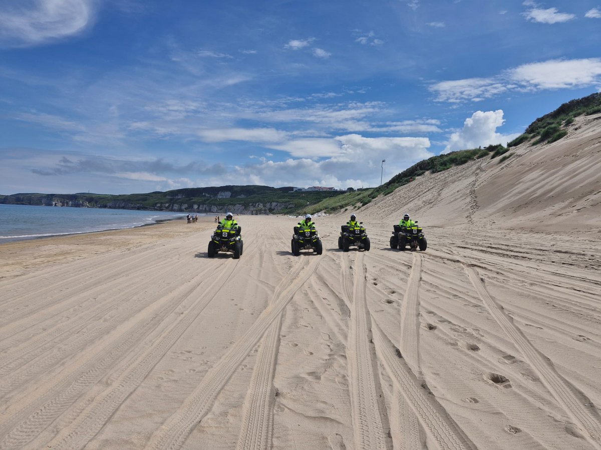 PSNICCGDistrict's tweet image. Our officers have been out and about today on police quad bikes, providing reassurance across shared public places and spaces as The Open Championship comes to an end.
#TheOpen