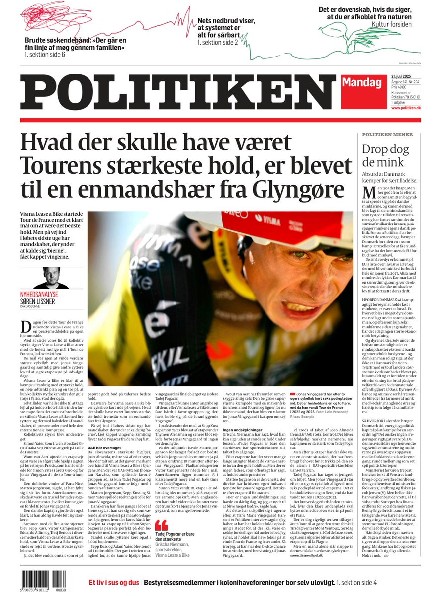 Visma Lease a Bike startede Tour de France med et klart mål om at være det bedste hold. Men på vej ind i løbets sidste uge har mandskabet, der ynder at kalde sig ’bierne’, fået kappet vingerne.