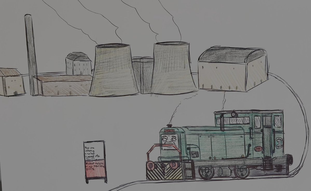 SirWelcome2's tweet image. So apparently there is now a nuclear power plant near Ballaswein in the Railway Series…
Ok.