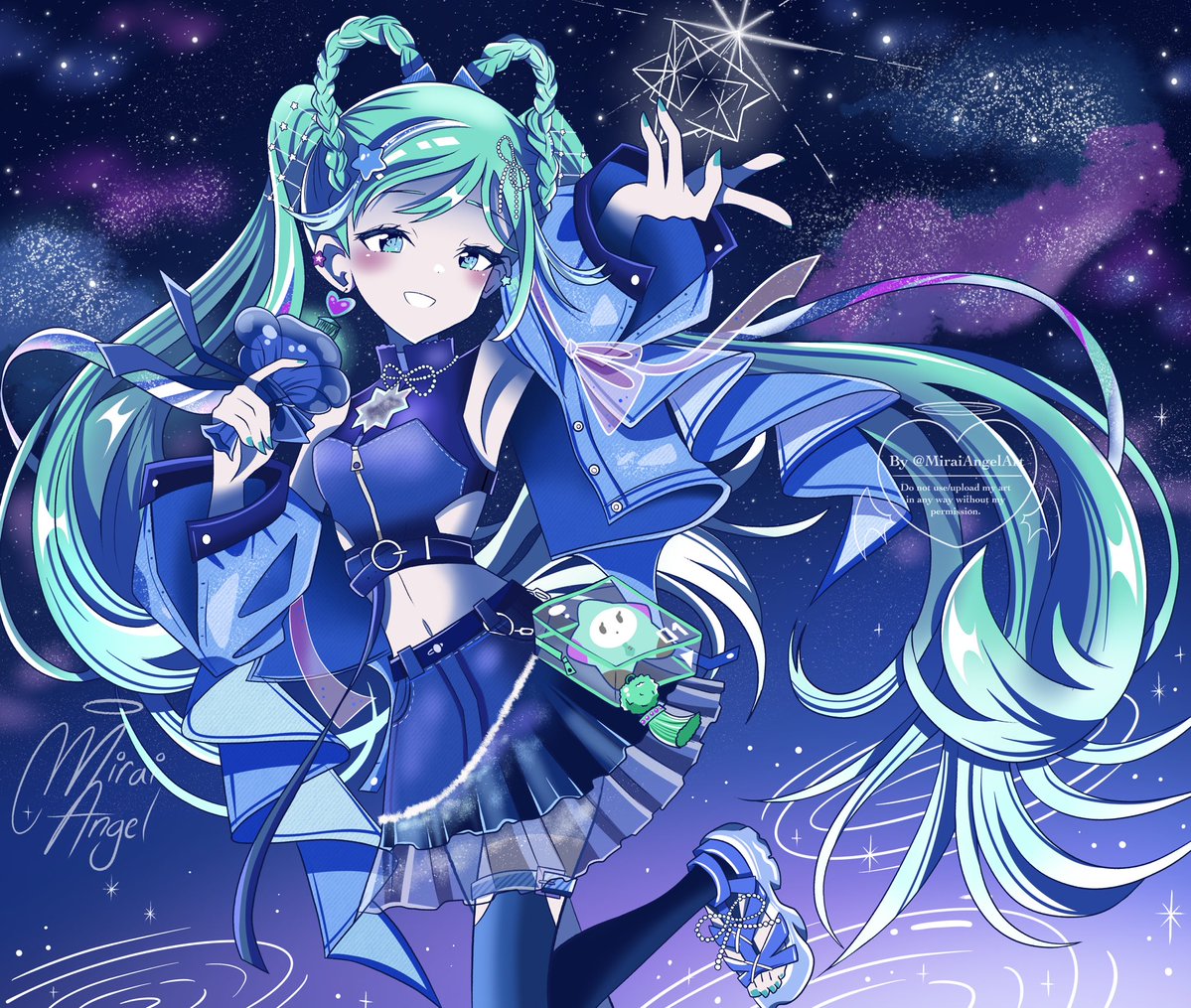 Miraiangelart's tweet image. #独学でここまで成長したから一緒に頑張ろう #初音ミク #マジカルミライ2025 #マジミラ
2023➡️2024➡️2025