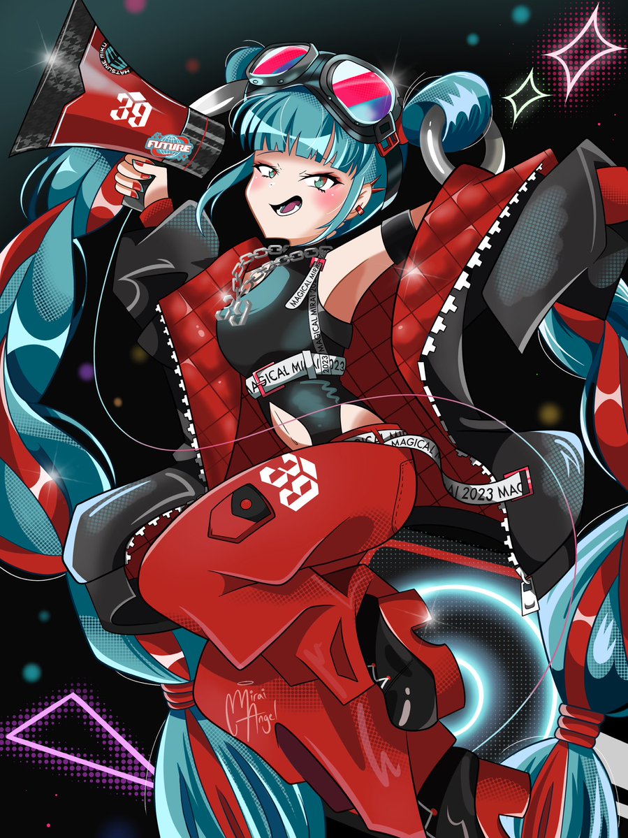 Miraiangelart's tweet image. #独学でここまで成長したから一緒に頑張ろう #初音ミク #マジカルミライ2025 #マジミラ
2023➡️2024➡️2025