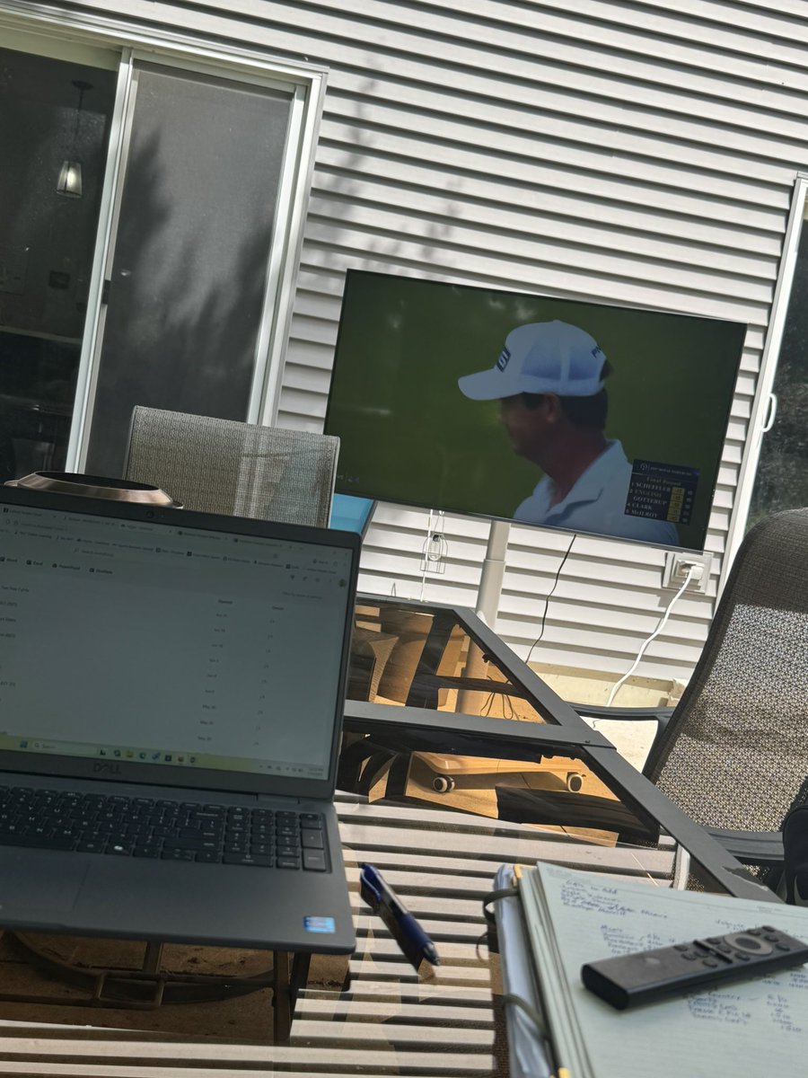 Beautiful day to get some work done outside!