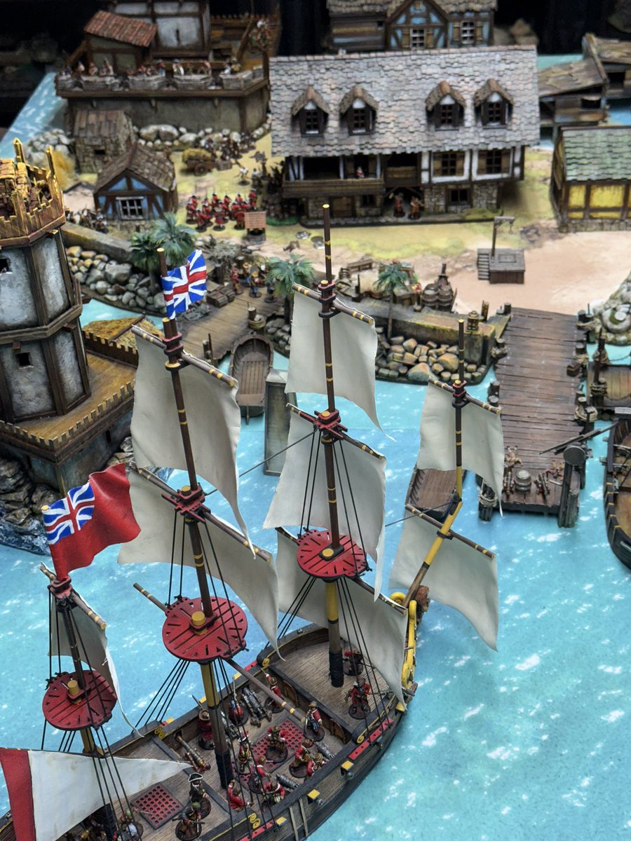 ThePlunderDen's tweet image. Come Join me this Tuesday on my YouTube Channel youtube.com/@theplunderden… for a painting and building tutorial of a Fortified Prison that I built for the Trey Parker Blood & Plunder Table. Here are some pics of the completed project.