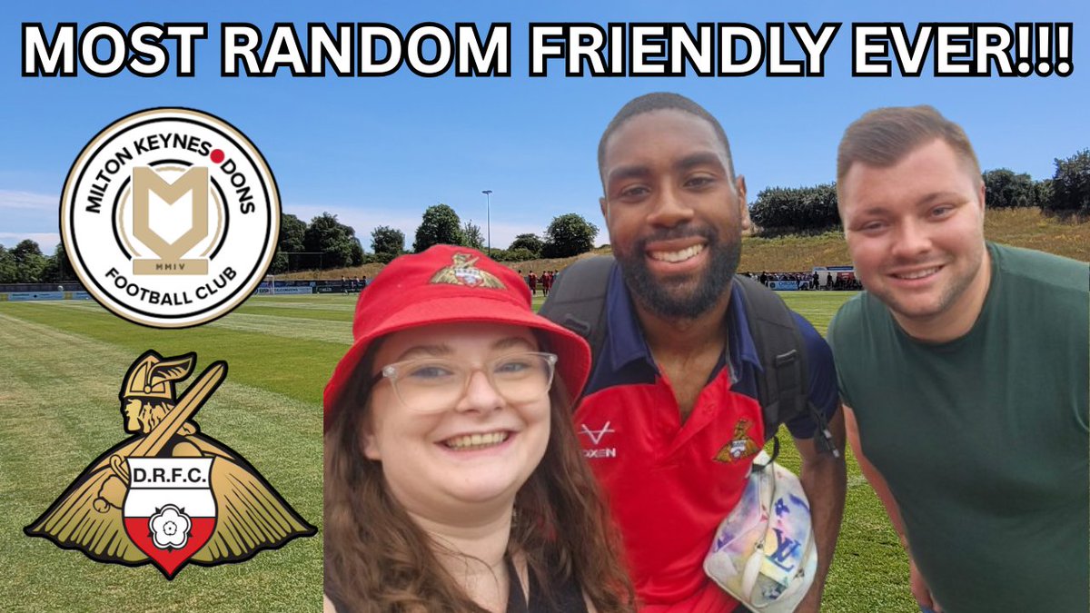 Adam Gittings (@adamgittingspt) on Twitter photo 🚨 NEW MATCHDAY VLOG!!! 🚨
💥 The most random friendly I've ever seen!
⚽️ <a href="/MKDonsFC/">Milton Keynes Dons</a> Vs <a href="/drfc_official/">Don(C)aster Rovers FC</a> at <a href="/AFCDunstable/">AFC Dunstable</a>
✅️ Please RETWEET and SUBSCRIBE to my YouTube Channel if you haven't already!
🎥 Video: youtu.be/junPots5ysE?si…
#MKDons #COYD #DRFC
<a href="/Rambling_rovers/">Rambling Rovers (C)</a> 🚨 NEW MATCHDAY VLOG!!! 🚨
💥 The most random friendly I've ever seen!
⚽️ <a href="/MKDonsFC/">Milton Keynes Dons</a> Vs <a href="/drfc_official/">Don(C)aster Rovers FC</a> at <a href="/AFCDunstable/">AFC Dunstable</a>
✅️ Please RETWEET and SUBSCRIBE to my YouTube Channel if you haven't already!
🎥 Video: youtu.be/junPots5ysE?si…
#MKDons #COYD #DRFC
<a href="/Rambling_rovers/">Rambling Rovers (C)</a>