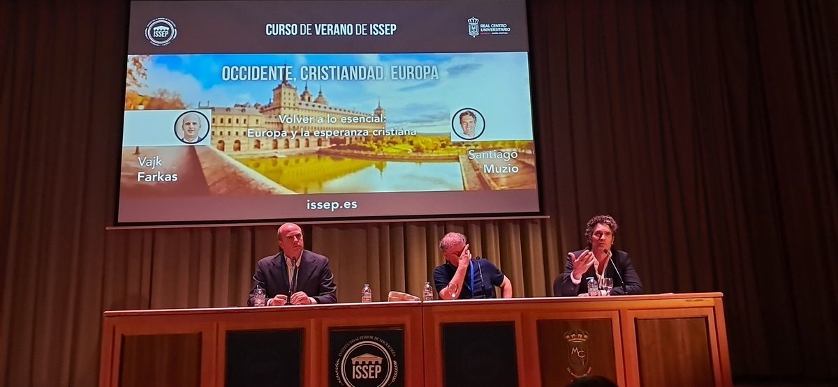 _Marta_Castro's tweet image. Tercera jornada III curso de verano.
Los ejemplos de Hungría y Argentina.
Desde las raíces a la nueva soberanía de los pueblos.
La controversia y la imaginación como motores.
Reflexión y trascendencia.
Y mensaje del Cardenal Müller.
La Esperanza
Gracias @IssepMadrid