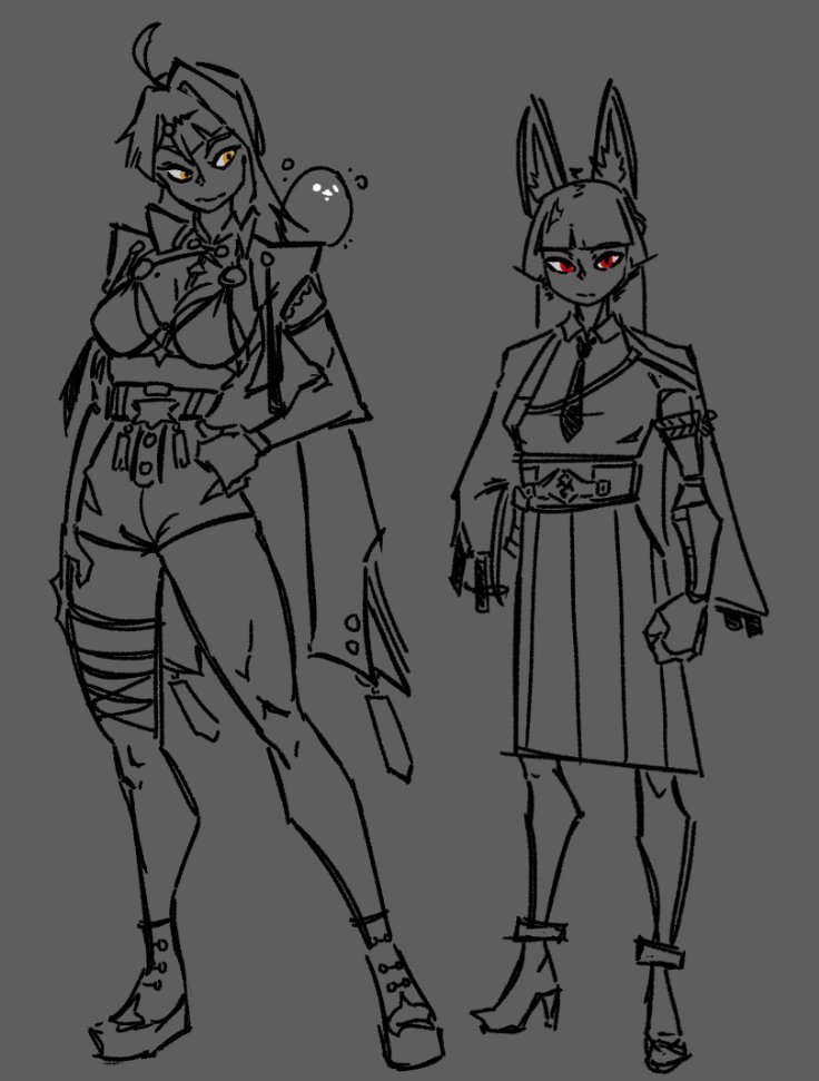 HikariZ3N's tweet image. been abit

haven&apos;t drawn in weeks

Yixuan and Miyabi doodle