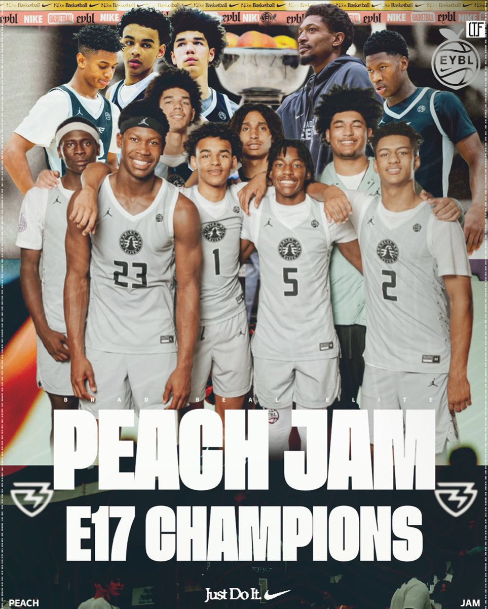 4qhcaden's tweet image. Brad Beal Elite 17U – 2025 Peach Jam Champions 🏆
Clinched the title over a formidable NY Rens squad, showcasing elite execution on both ends.