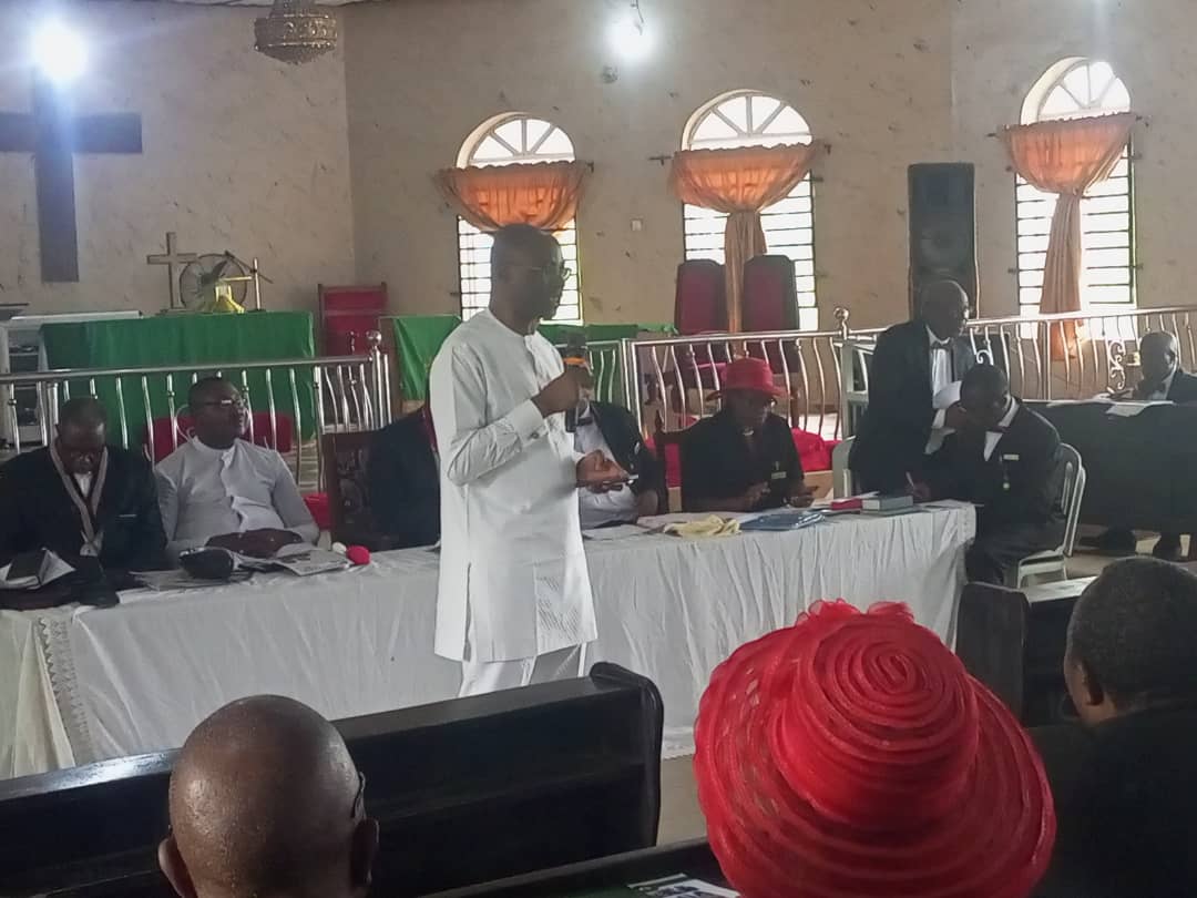 MR JOHN CHUMA NWOSU'S REMARKS AT THE KNIGHTS OF THE ANGLICAN COMMUNION, NNEWI DIOCESE COLLOQUIUM AT THE BISHOP UZODIKE MEMORIAL SECONDARY SCHOOL,  URUAGU,  NNEWI.  THIS 19TH  DAY OF JULY , 2025