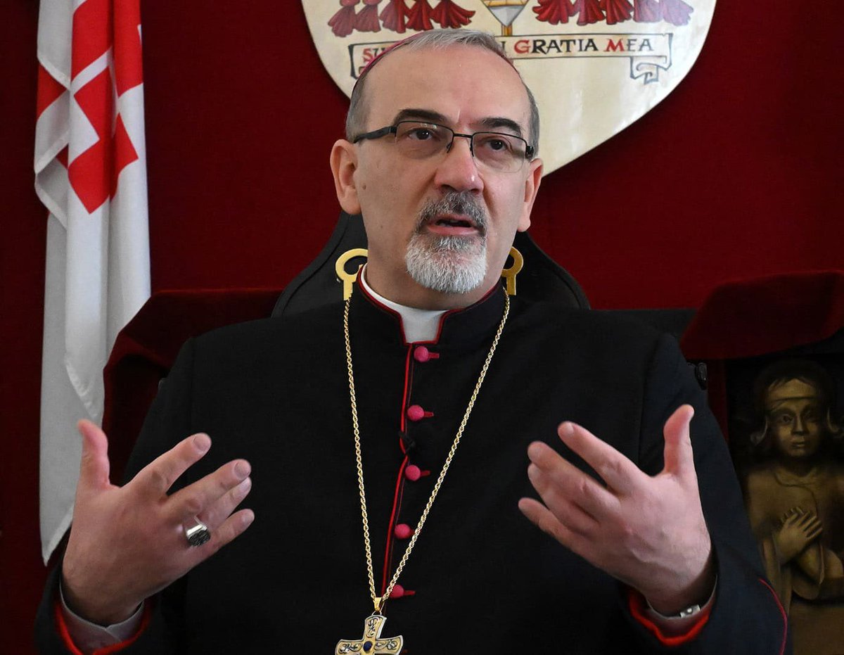 deusimpera's tweet image. “I keep being told I need to be neutral. Come with me to Gаzа, speak to my people who lost everything, and then tell me I have to be neutral. It doesn’t work.” - Latin Patriarch of Jerusаlem, Cardinal Pizzaballa