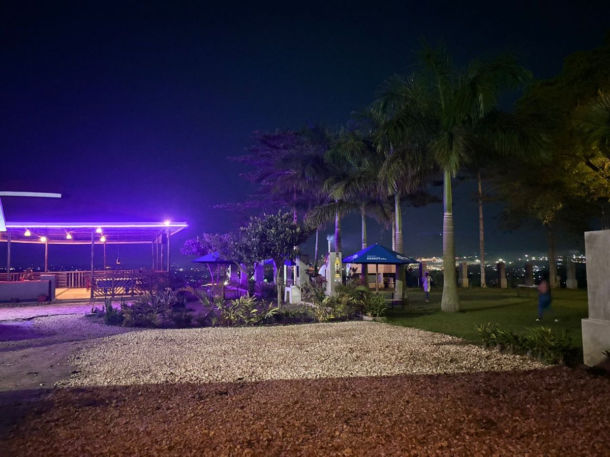 TheMacosGrills's tweet image. The view from the top, where night meets nature @Macos Garden Jinja @kalihill
