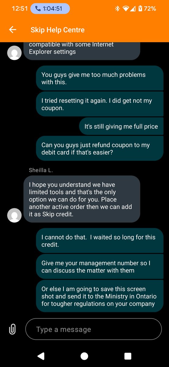 jasbir1983's tweet photo. Dear Consumer Protection Ontario,

I am writing to formally file a complaint against the food delivery service SkipTheDishes regarding the mishandling of a promotional credit that was previously issued to my account. #Canada
#cbc
#ctvnews
#Ontario
#Canada https://t.co/wE5YGuD2fo