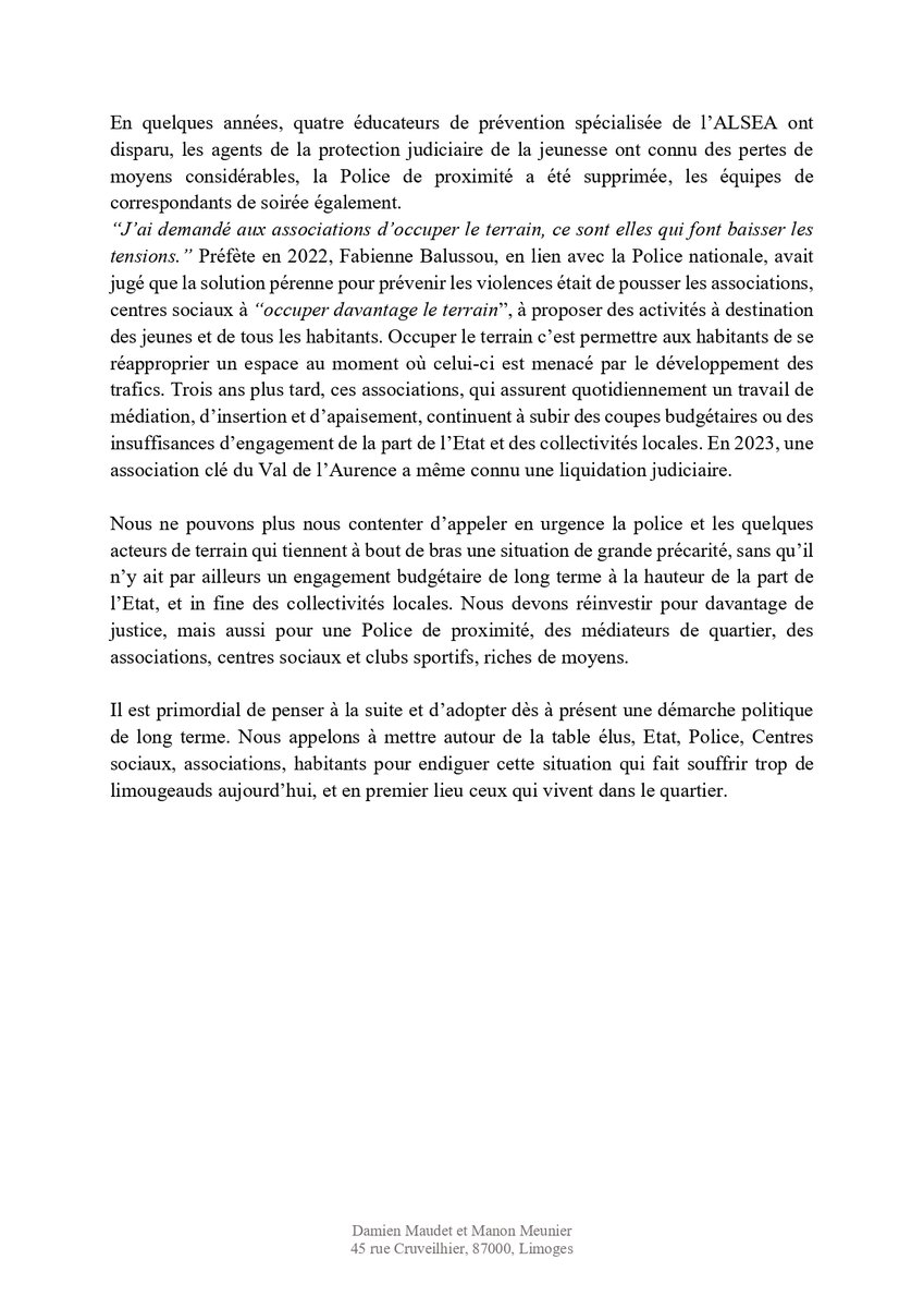 ManonMeunier_UP's tweet image. Val de l'Aurence : retrouver le calme et penser la suite.
Après consultation des habitants et acteurs locaux, notre réaction avec @damienmaudt⤵️