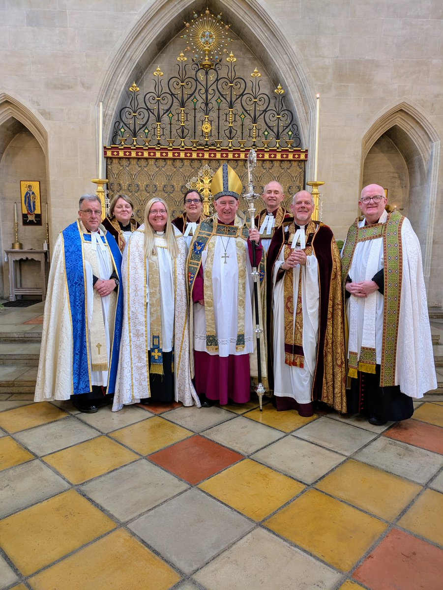 stedscath's tweet image. The Venerable Samantha Brazier-Gibbs, Archdeacon of Ipswich, was installed at the Cathedral today. She was installed in the stall of St Edward, King and Confessor, and joins the Cathedral’s College of Canons.