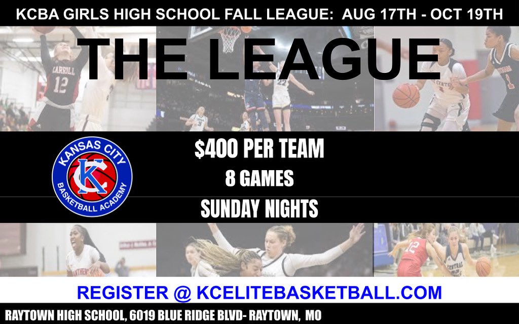 The women’s high school fall league is here!!!!

kcelitebasketball.sportngin.com/register/form/…