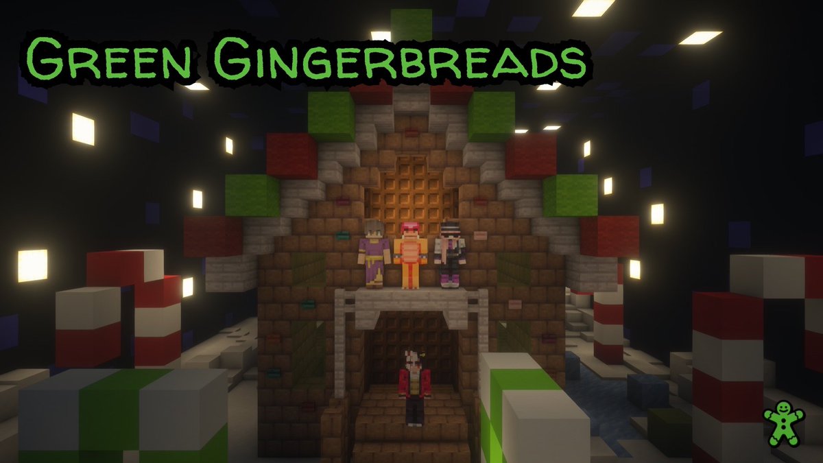 Announcing the Green Gingerbreads!
<a href="/xdandyy_/">xdandyy</a> <a href="/grankeyy/">grankey</a> name <a href="/infernofox1234/">Inferno</a> 
Watch them build their way to victory on Sunday August 3rd 2:30 pm ET!