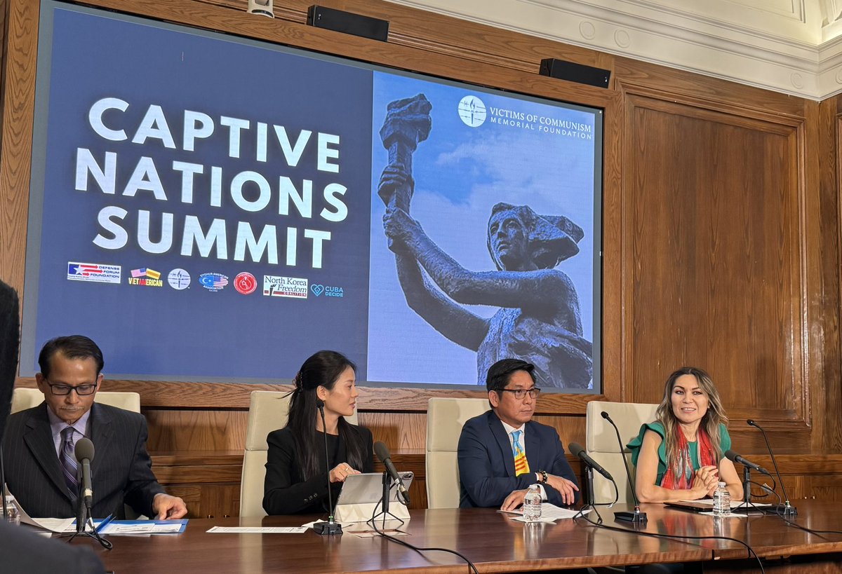 Last week we marked Captive Nations Week—a time to stand in solidarity with those living under authoritarian rule and to honor the courage of those fighting for freedom. #CaptiveNationsWeek