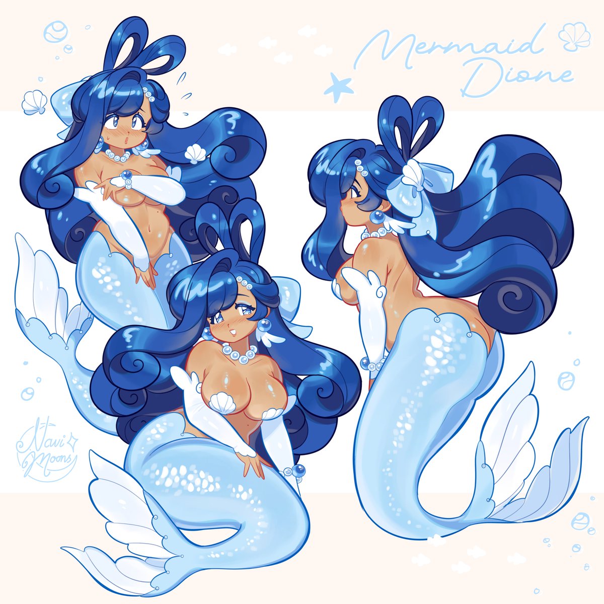 more mermaid dione~ 🫧🪼