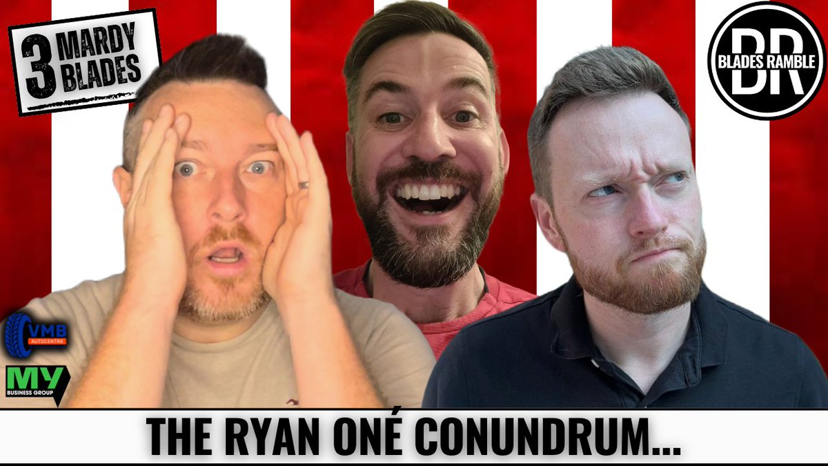 BladesRamble's tweet image. 🎙️⚔️ 3 MARDY BLADES - THE RYAN ONÉ CONUNDRUM⚔️🎙️
Three goals in two pre-season games… is Ryan Oné about to become the surprise weapon in the Blades’ 25/26 campaign?
We're LIVE at 7pm... come and have your say!
👇🏻
youtube.com/live/Z3zghPyde…