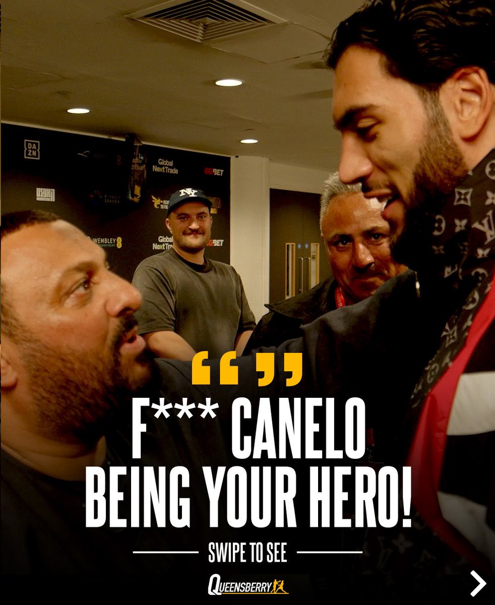 Queensberry's tweet image. Prince Naseem crashed @sheeraz_hamzah’s interview & had some big advice 👀
#UsykDubois2