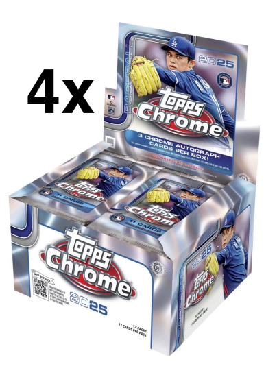 🚨NEW PRE-SALES🚨
⚾️PYT#1183- 
4x- 25’ Topps Chrome Jumbo 
12 autos guaranteed
Rips no earlier than Wed 7/23
#thehobby <a href="/HobbyUnlimited/">Hobby Man</a>