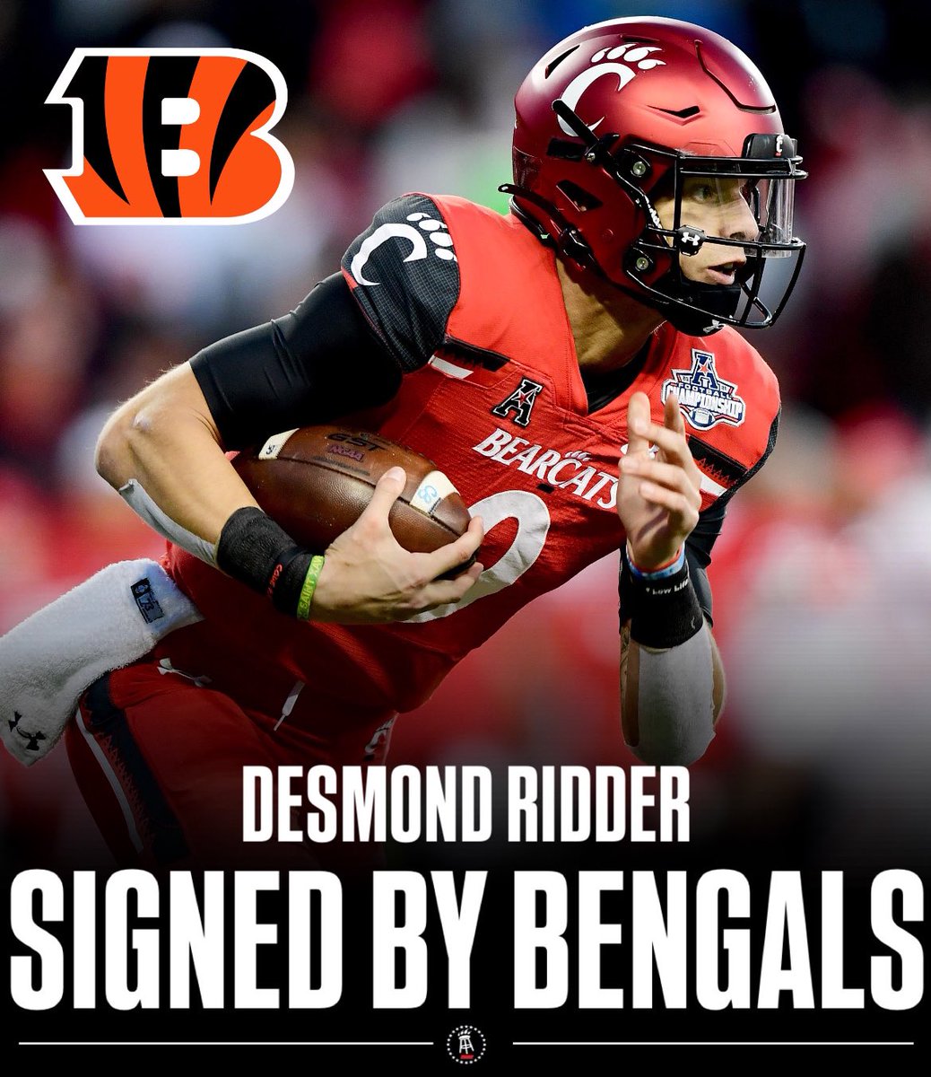 DESMOND RIDDER IS RETURNING TO THE QUEEN CITY WITH THE BENGALS