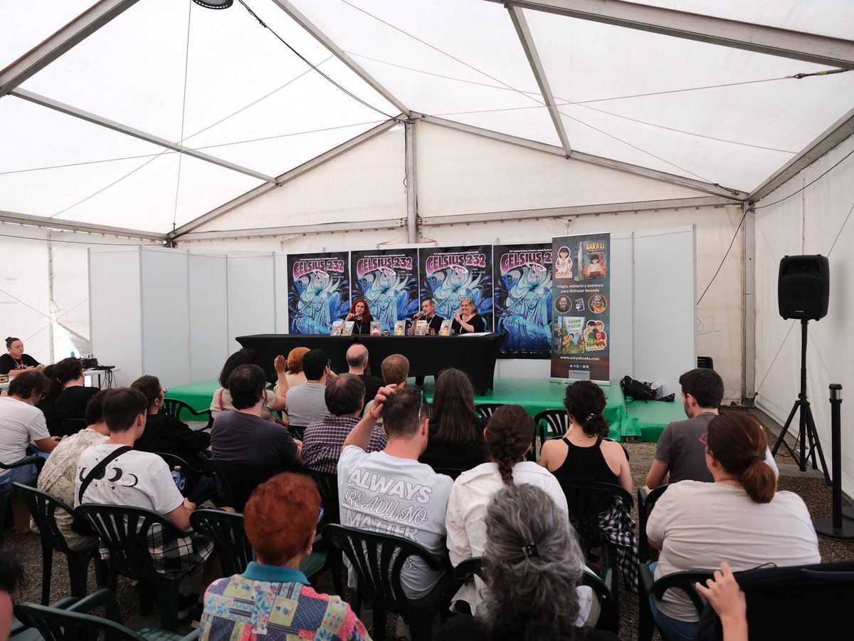 Sara Li es el título de la saga infantil con la que Julio Santos y Patricia Pérez nos deleitaron en el #celsius2025