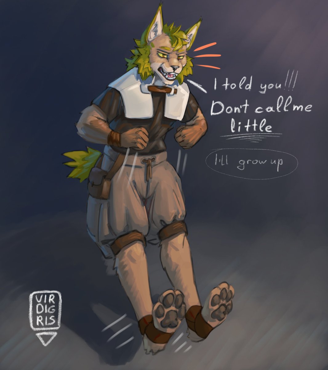 vir_digris's tweet image. He is clearly concerned about his height🏔
