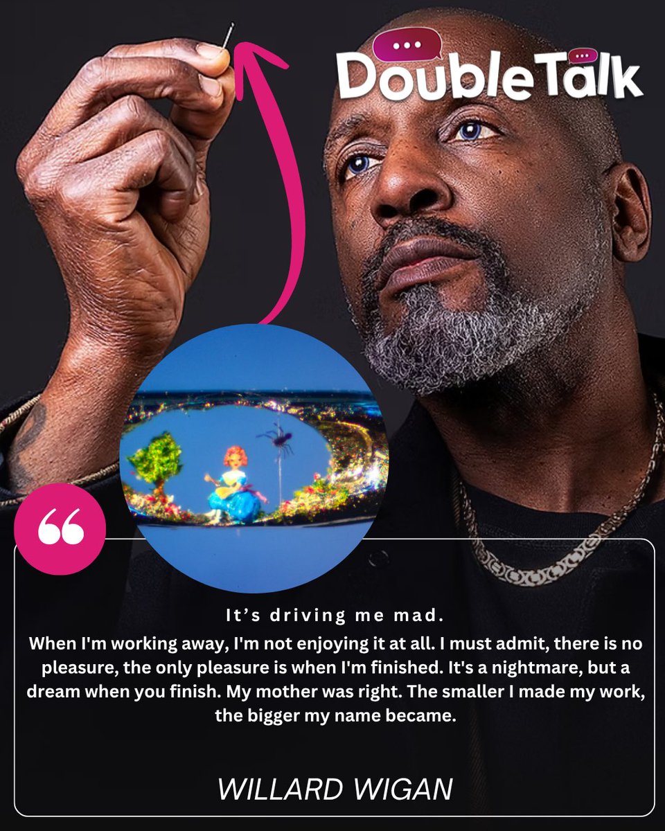 loeschtwins's tweet image. Artist Willard Wigan uses eyelashes as paintbrushes 🖌️
Revisiting one of our most fascinating conversations, with @willardwiganMBE loeschtwins.com/artist-behind-… 🎨 🧷