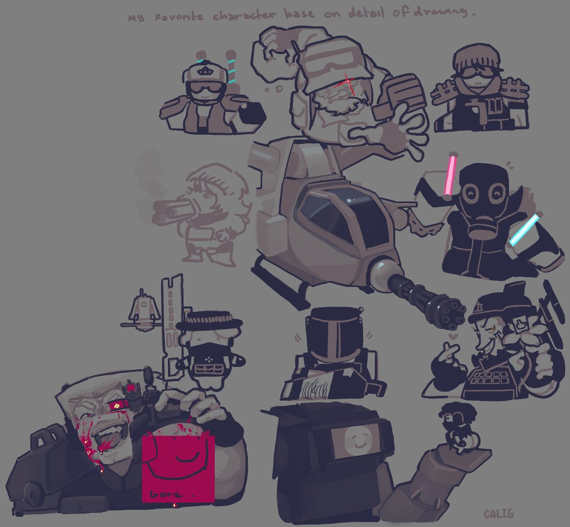 CaligMaria's tweet photo. Favourite character based on quality drawing
#dummiesvsnoobs https://t.co/0xGKy00Uqx