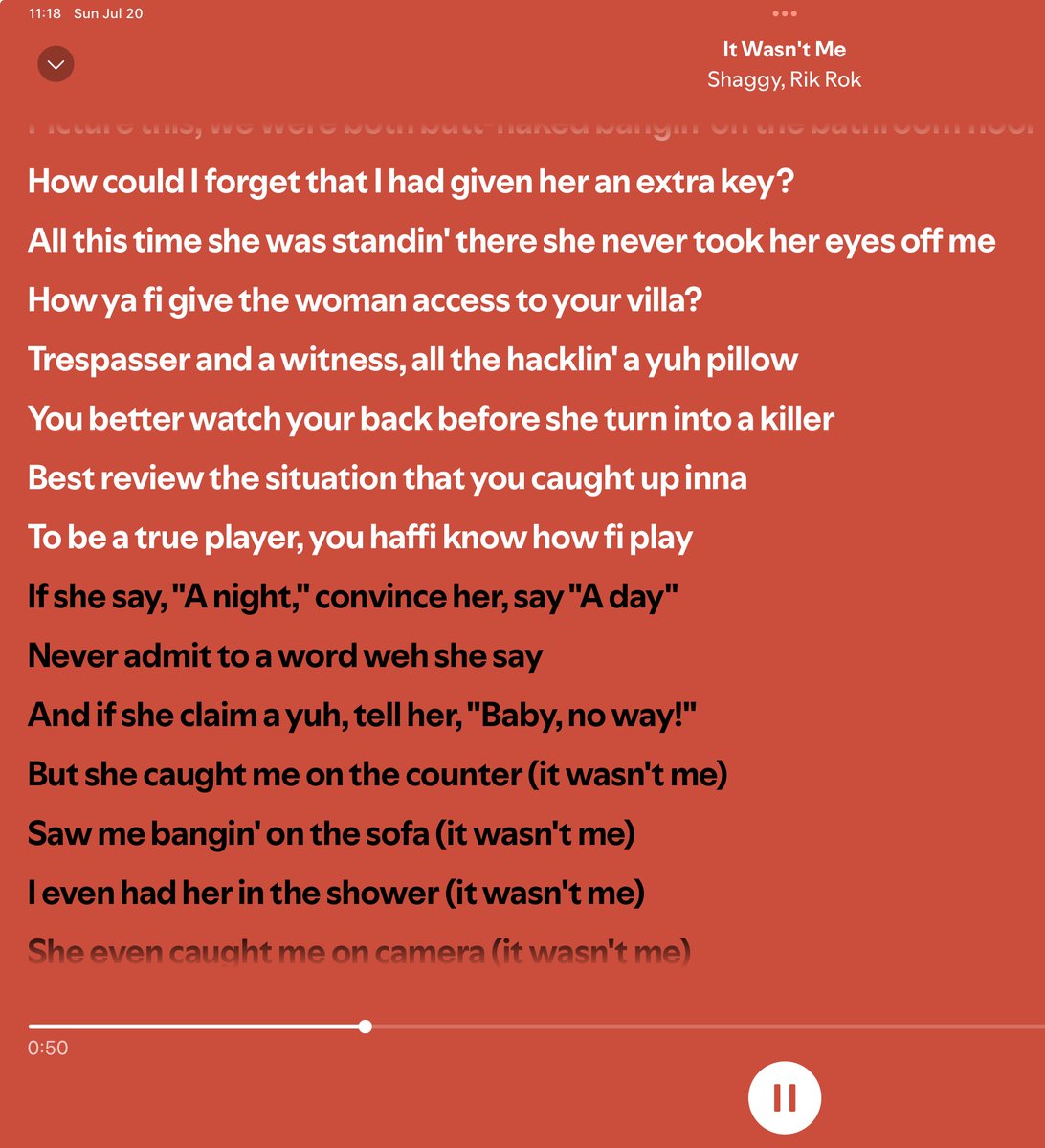 MiguelSouderado's tweet image. Shout out to @Spotify. I now know the words to 25 year old songs I jammed to endlessly but couldn't figure out the words to. I now know what @DiRealShaggy, my fellow Marine is saying.