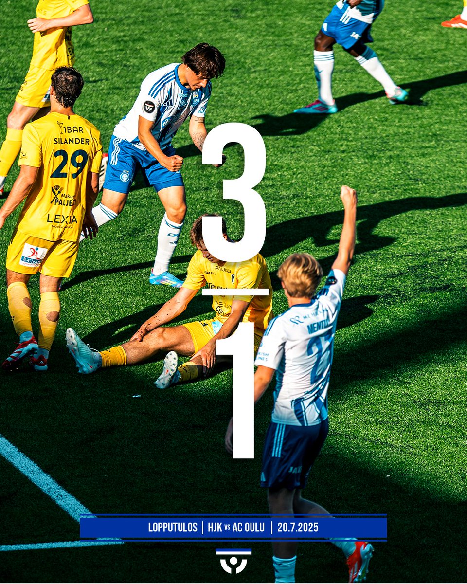 Kolme pistettä jää HELSINKIIN! 👏

#HJK #Veikkausliiga