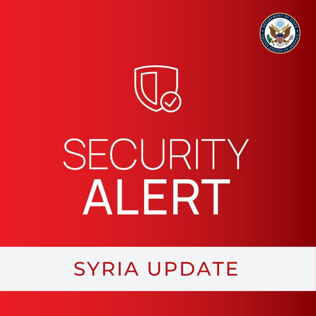 TravelGov's tweet image. Syria: As of July 20, there are humanitarian corridors open from the Suwayda area to the border crossings and to Damascus. The Department of State's guidance remains the same: if you are able to depart Syria on your own, please do so. American citizens are able to cross the land…