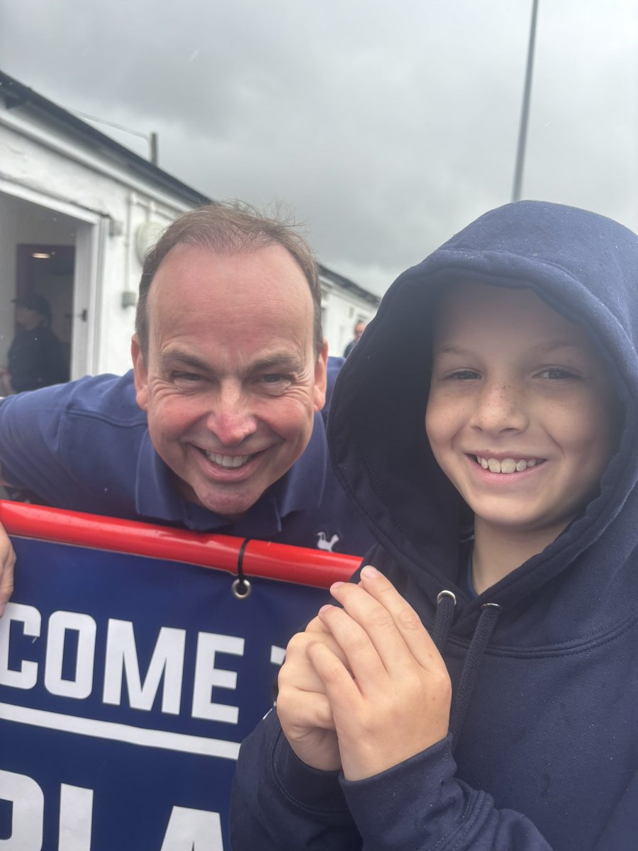 johnomfc's tweet photo. @1MickyHazard Thanks @Coytey @EastKentSpurs @GaryMabbutt61 for making a boy happy today #upthespurs https://t.co/f9dkNOBUxp