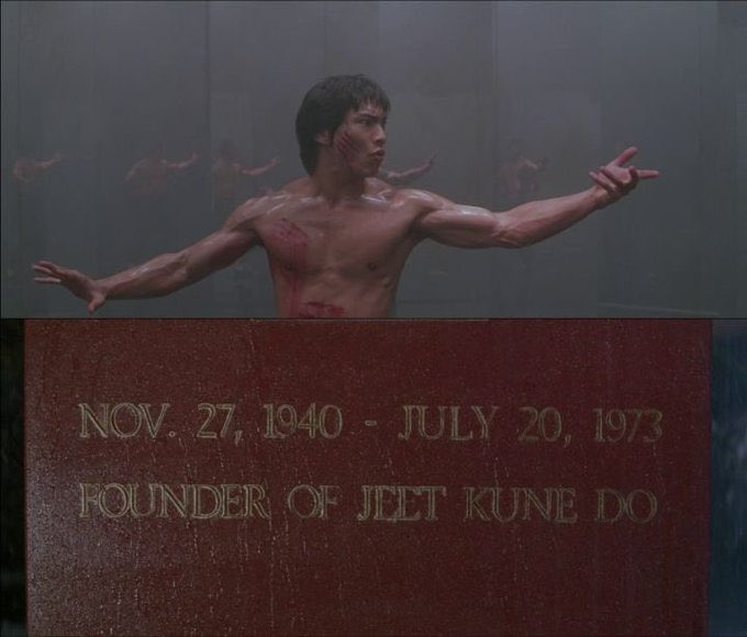 DatesInMovies's tweet image. Jul 20th 1973 - Perhaps the greatest martial artist ever, Bruce Lee (Portrayed by Jason Scott Lee) died of cerebral edema on this day.
๐ฝ๏ธ๐
Depicted in Dragon: The Bruce Lee Story (1993)