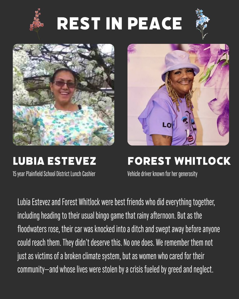 BenDziobek's tweet image. Two Plainfield residents were killed in last week’s flood. They were just trying to get to bingo. Their lives were stolen by a system that refuses to act, and communities like Plainfield are left to carry the cost.
Join us 7/22 at 1PM at Plainfield City Hall with Mayor Mapp.