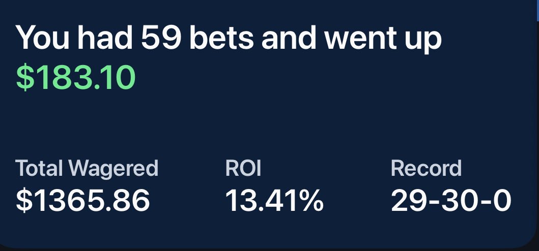 tmill61's tweet image. Killer day for my small account. Almost all @OddsJam live arbitrage.
OddsJamβs tools lay out the blue print to make risk free cash π΅.
You can sign up and get some too oddsjam.com/?ref=tmill61 use code TMILL for 35% off your first month!