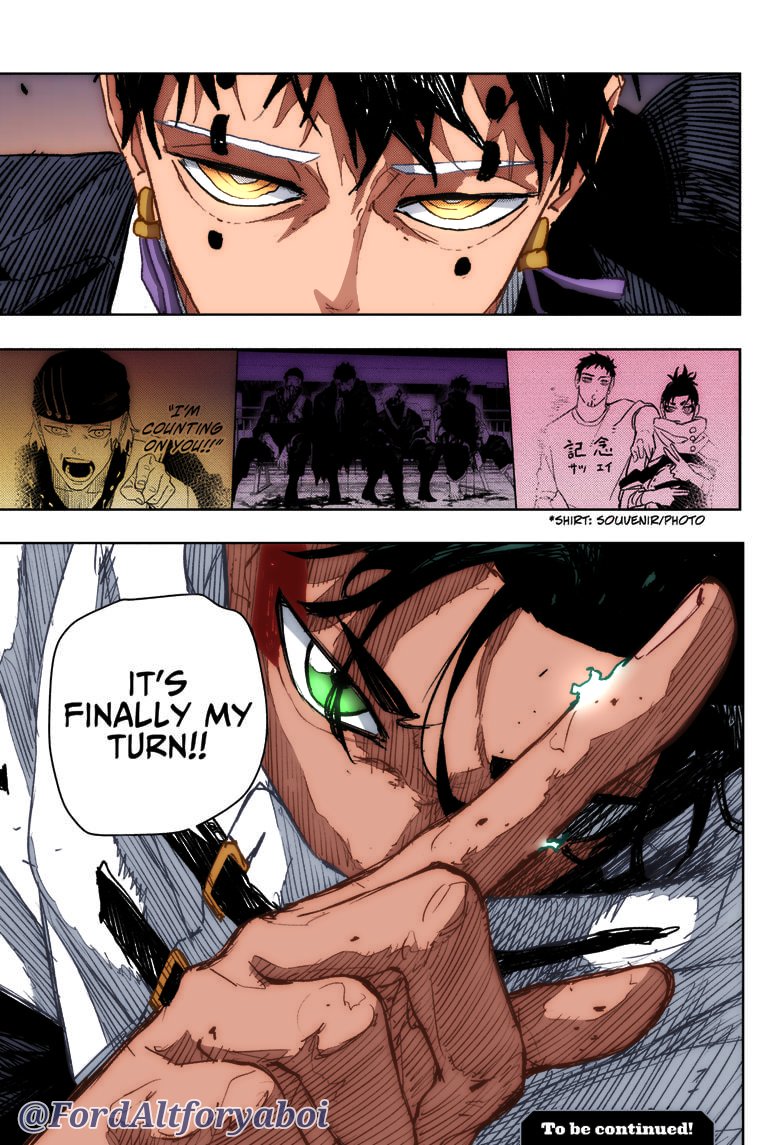 “It's finally my turn!!” KGB Ch.87 coloring #Kagurabachi #カグラバチ