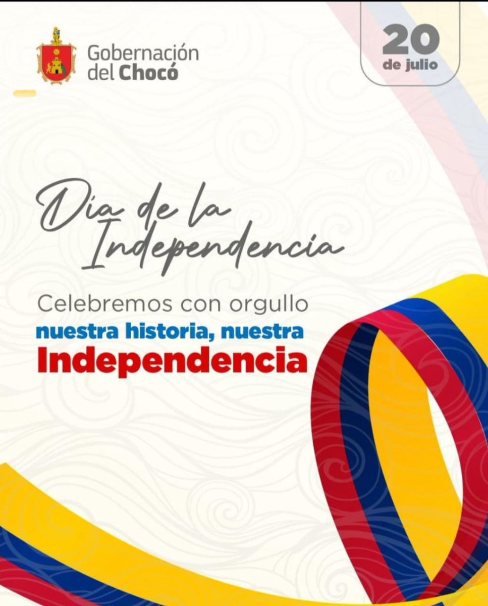 El Chocó conmemora el día de la independencia 

#ModoPatrio 
#diadelabandera 
#independenceday2025 
#20juliodiadelaindependencia