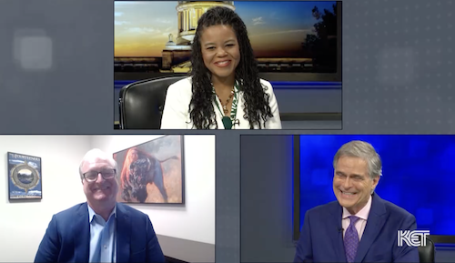 KET Public Affairs (@pubaffairsket) on Twitter photo From Kentucky Edition, <a href="/ReneeKET/">Renee Shaw</a> talks with <a href="/KYTrey/">Trey Grayson</a> Grayson and <a href="/bobbabbage/">Bob Babbage</a> about next year's U.S. Senate race and KY-6 Congressional race and more. ow.ly/A1Pa50Wsakl From Kentucky Edition, <a href="/ReneeKET/">Renee Shaw</a> talks with <a href="/KYTrey/">Trey Grayson</a> Grayson and <a href="/bobbabbage/">Bob Babbage</a> about next year's U.S. Senate race and KY-6 Congressional race and more. ow.ly/A1Pa50Wsakl