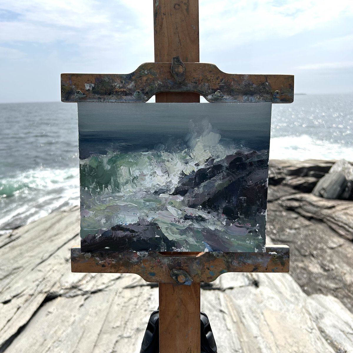 TadRetz's tweet image. Another 8x10 inch piece I liked from Maine.