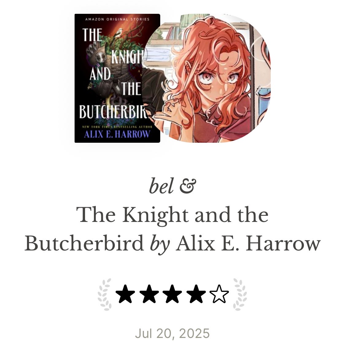 belsisreading's tweet image. “She knew me then, at the beginning of ourselves, and she knew me now, here at the end, when she did not even know herself.”
shut up. i’m gonna cry.
