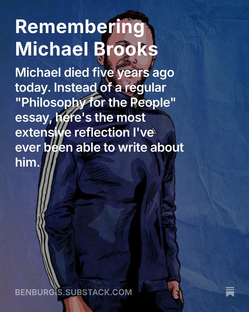Ben Burgis (@benburgis) on Twitter photo Today is the fifth anniversary of Michael's passing so, instead of a regular Philosophy for the People essay, I reprinted the introduction I wrote three years ago for <a href="/MattPolProf/">Matt McManus</a>'s book on Michael's cosmopolitan socialism, with permission from Matt and the publisher. Today is the fifth anniversary of Michael's passing so, instead of a regular Philosophy for the People essay, I reprinted the introduction I wrote three years ago for <a href="/MattPolProf/">Matt McManus</a>'s book on Michael's cosmopolitan socialism, with permission from Matt and the publisher.