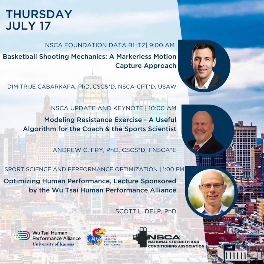 QJohnsonPhD's tweet image. That’s a wrap for the 2025 @NSCA National Conference in KCMO!

Extremely proud of our @AthleticJayhawk members for presenting their sport science research findings in poster and podium formats on the national stage. 

Thank you @WuTsaiAlliance @UnivOfKansas  for your support