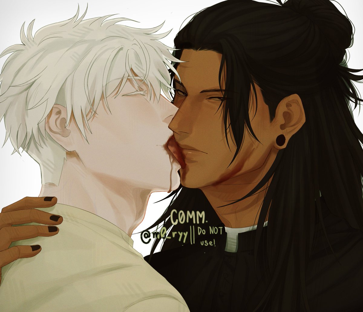 m00__ry's tweet photo. ehbehbe it'sTHEM
for @noodlegojo tysm for ur support again :3
#satosugu #jjk https://t.co/nlhvKiR2CF