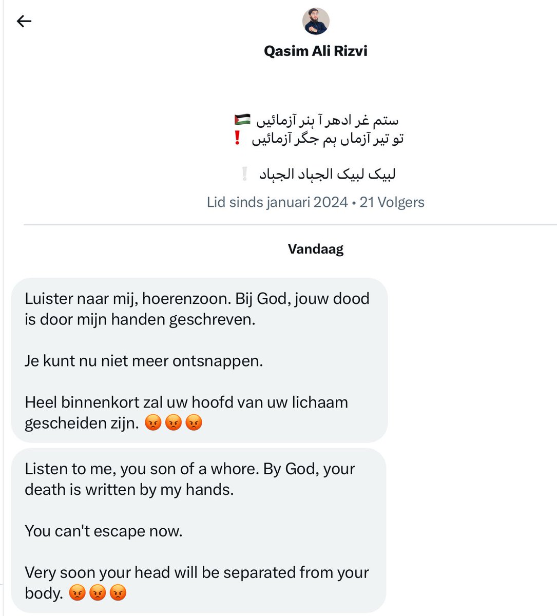 geertwilderspvv's tweet image. Go to hell and join Muhammad there.
I will never stop speaking the truth.
Fatwa’s and thousands of death threats won’t stop me.