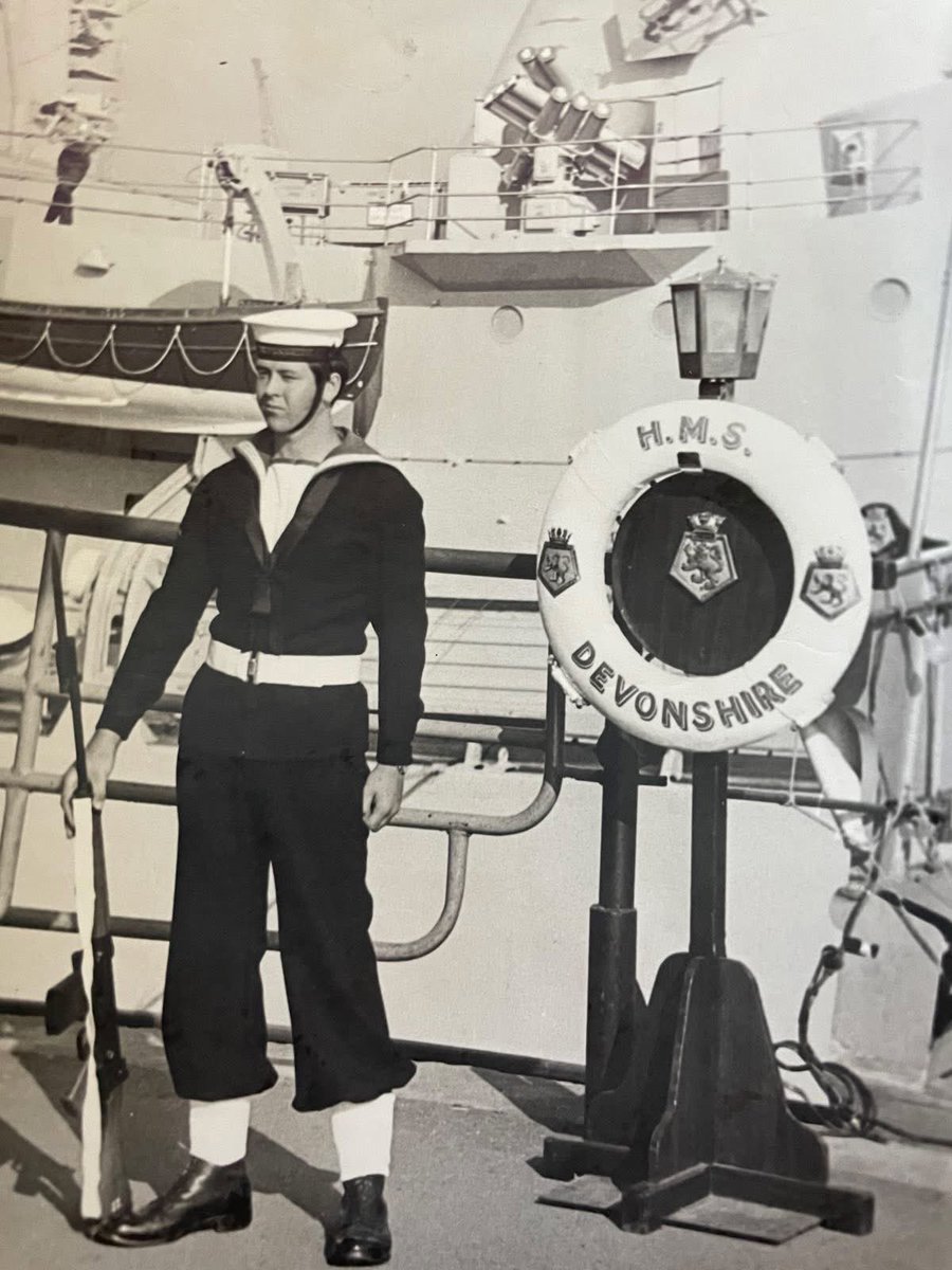 Capt_Navy's tweet image. #BlastFromThePast H.M.S. Devonshire D-2 during its visit to the port of Odessa, Soviet Union, 28 May - 1 June 1976.